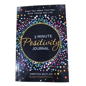 3 Minute Positivity Journal: Mood Mind Life Kristen Butler Book NEW